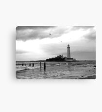 BnW Lighthouse Canvas Print