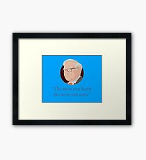 Zitat von Warren Buffett Gerahmtes Wandbild