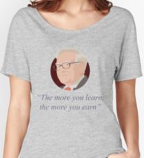 Warren Buffett quote Women's Relaxed Fit T-Shirt
