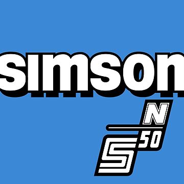 Simson S50 N logo Sticker by VEB Ostladen