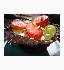 Chocolate & fruit Photographic Print