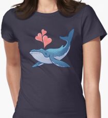 Whale Love! Women's Fitted T-Shirt