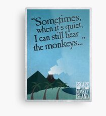 I can still hear the monkeys - Poster Metal Print