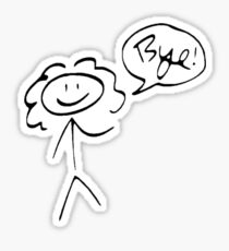 River Song- Bye! (dark outline) Sticker
