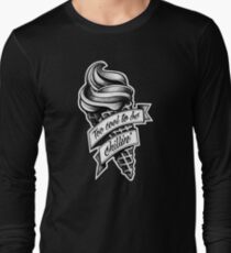 Too Cool... black and white Long Sleeve T-Shirt