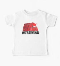 Camiseta para bebé GUERRERO NINJA AMERICANO EN FORMACIÓN
