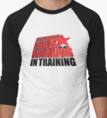 AMERICAN NINJA WARRIOR IN TRAINING Men's Baseball ¾ T-Shirt