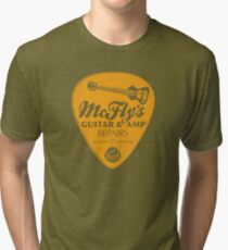 McFly's Repairs - Orange Tri-blend T-Shirt