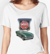 MGB British Racing Green Women's Relaxed Fit T-Shirt