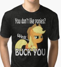 Apple Jack - "Buck you" Tri-blend T-Shirt