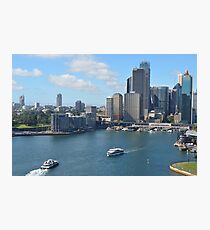Sydney Harbour From The Bridge Photographic Print