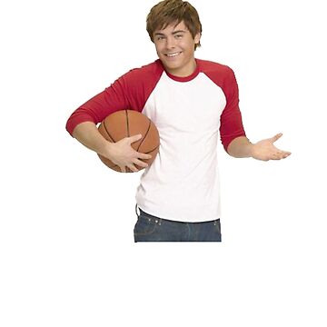 troy bolton baseball tee