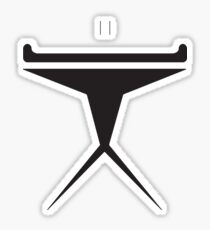 Minimalist Clone Trooper Sticker