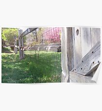 once upon a fence Poster