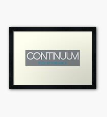 John Mayer Continuum Framed Print