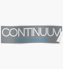 John Mayer Continuum Poster