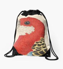 Eastern Rosella Drawstring Bag