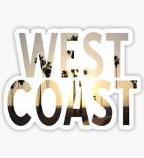 West coast 1 Sticker