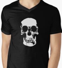 221b Baker Street Skull Men's V-Neck T-Shirt