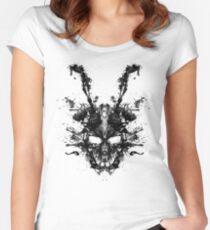 Camiseta entallada de cuello ancho Mancha de tinta imaginaria- Donnie Darko