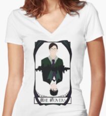 Nygmobblepot - the lovers Women's Fitted V-Neck T-Shirt