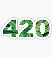 420 Green Sticker