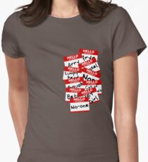 Hello... Women's Fitted T-Shirt