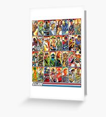 G.I. Joe in the 80s! Greeting Card