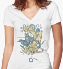 Shadow Moses Women's Fitted V-Neck T-Shirt