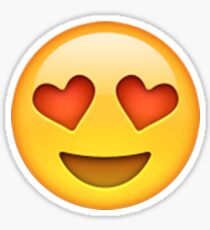 Emoji Heart Eyes Sticker