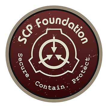 SCP Foundation Logo Emblem Cut Vinyl Decal up to 12 Inches 