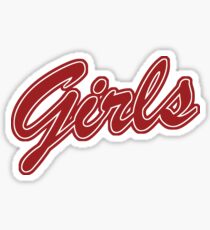 Girls (Red) Sticker