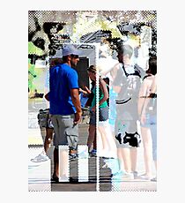 social media Photographic Print