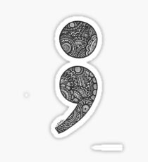Pegatina Semi Colon