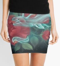 Ghost eel and roses Mini Skirt