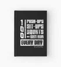 One Punch Man Regimen Hardcover Journal