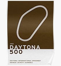 Legendary Races - 1959 Daytona 500 Poster