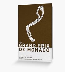 Legendary Races - 1929 Grand Prix de Monaco Greeting Card