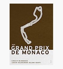 Legendary Races - 1929 Grand Prix de Monaco Photographic Print