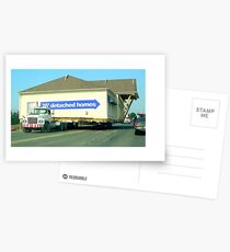 A New Meaning for Detached............. on the move.. Postcards