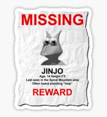 Missing Jinjo Sticker