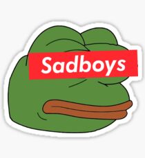 rare pepe sadboy Sticker
