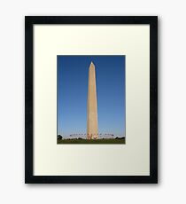 Washington Monument Framed Print
