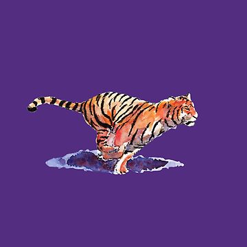 Artwork thumbnail, The Tiger - purple version by dmtab