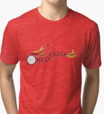 Hell Track Logo From the 80's Movie Rad Tri-blend T-Shirt