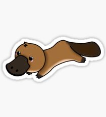 Kawaii platypus Sticker