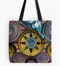 Ceramics Dish of Samarkand Tote Bag