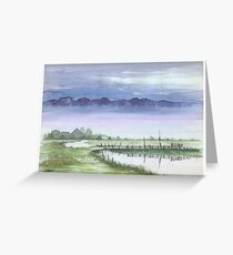 TRANQUIL BEAUTY - AQUAREL Greeting Card