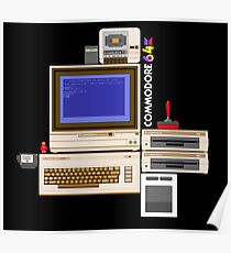 Hail the Commodore 64 Poster