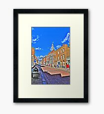 Rochester High Street (HDR) Framed Print
